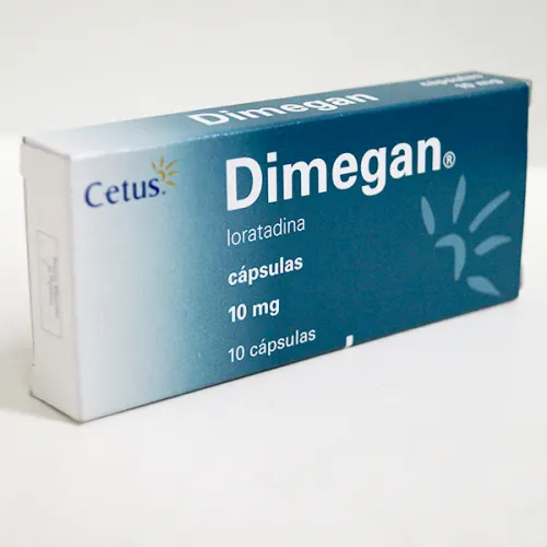 Dimegan 10 Mg Con 10 Cápsulas