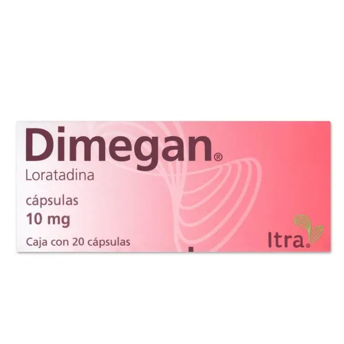 Comprar Dimegan 10 Mg Con 20 Cápsulas