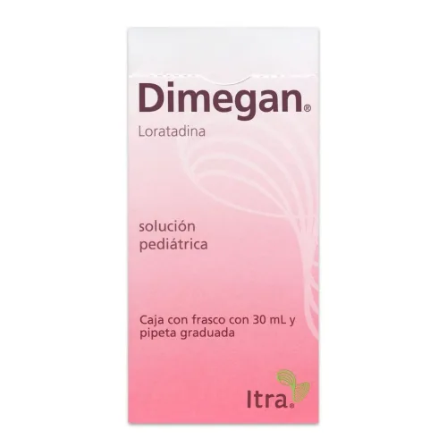 Dimegan 100 Mg Con 30 Ml De Solución Pediátrica