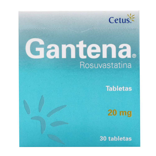 Comprar Gantena 20 Mg Con 30 Tabletas