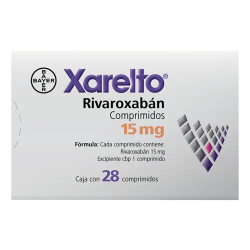 Comprar Xarelto 15 Mg Con 28 Comprimidos