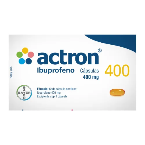 Comprar Actron 400 Mg Con 10 Cápsulas