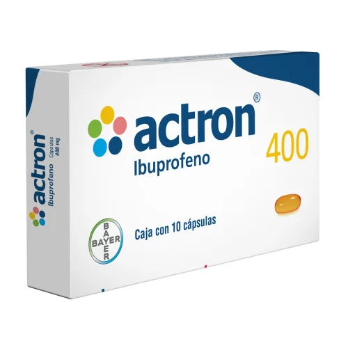 Comprar Actron 400 Mg Con 10 Cápsulas