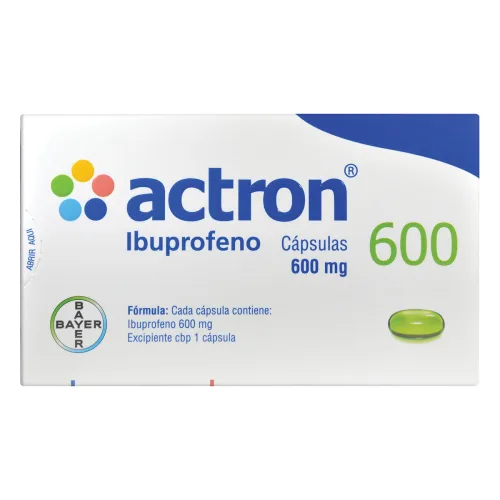 Comprar Actron 600 Mg Con 10 Cápsulas