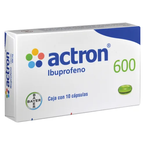 Comprar Actron 600 Mg Con 10 Cápsulas