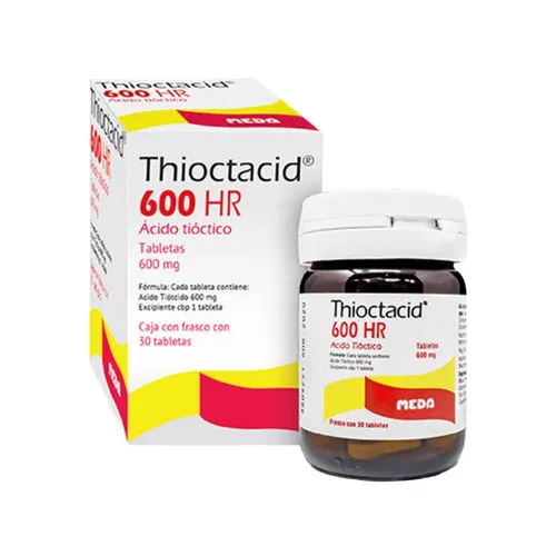 Thioctacid 600 Hr 600 Mg Con 30 Tabletas