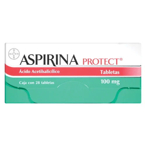 Aspirina Protect 100 Mg Con 28 Tabletas De Liberación Retardada
