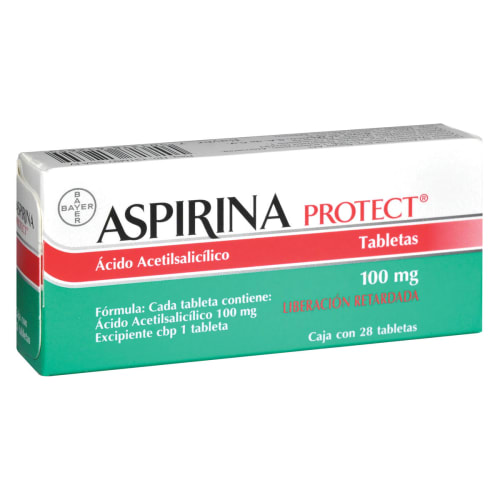 Comprar Aspirina Protect 100 Mg Con 28 Tabletas