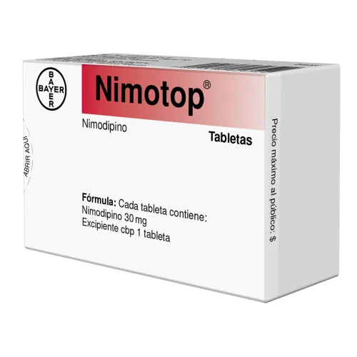 Nimotop 30 Mg 30 Tabletas