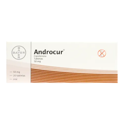 Comprar Androcur 50 Mg Con 20 Tabletas