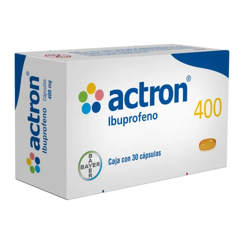 Comprar Actron 400 Mg Con 30 Cápsulas