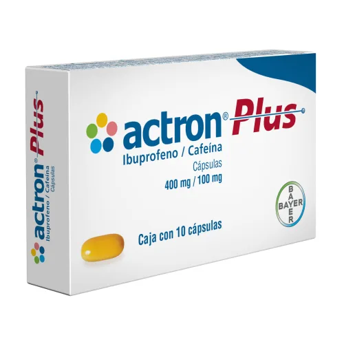 Actron Plus 400/100 Mg Con 10 Cápsulas