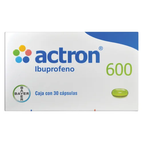 Comprar Actron 600 Mg Con 30 Cápsulas