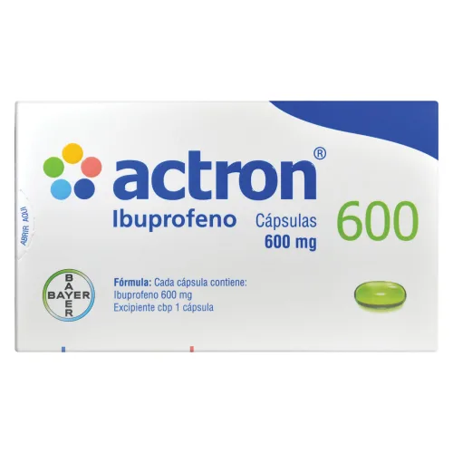 Comprar Actron 600 Mg Con 30 Cápsulas