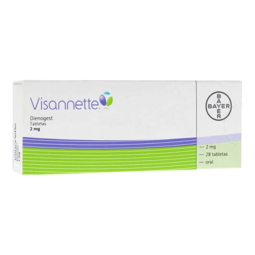 Comprar Visannette Rosa 28 Tabletas Caja Dienogest 2 Mg