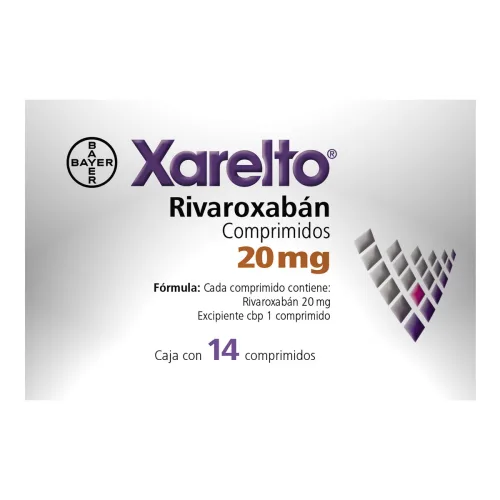 Comprar Xarelto 20 Mg Con 14 Comprimidos