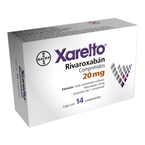 Comprar Xarelto 20 Mg Con 14 Comprimidos