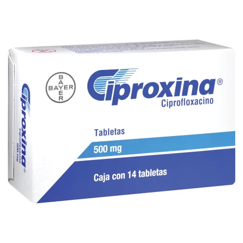 Comprar Ciproxina 500 Mg Con 14 Comprimidos