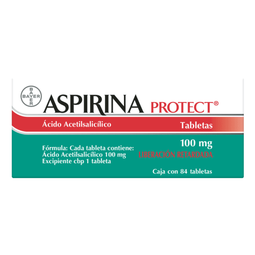 Comprar Aspirina Protect 100 Mg Con 84 Tabletas