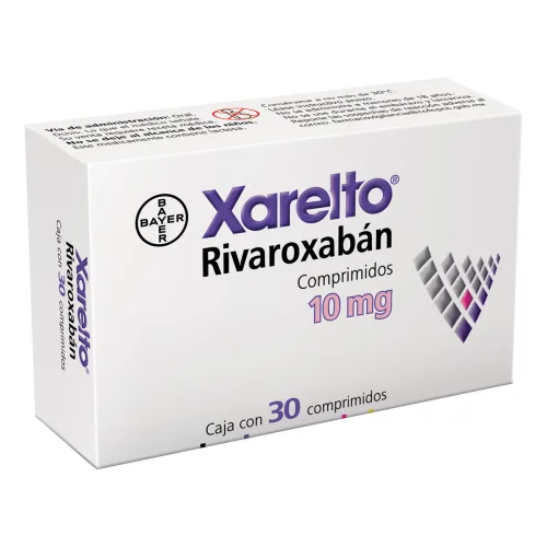 Comprar Xarelto 10 Mg Con 30 Comprimidos