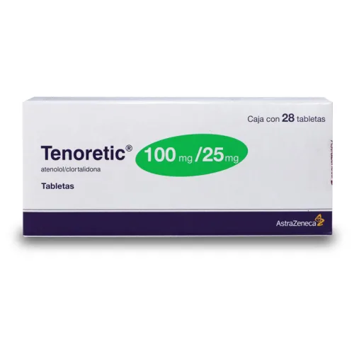 Tenoretic 100/25 Mg Con 28 Tabletas