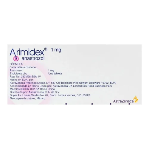 Comprar Arimidex 1 Mg Con 28 Tabletas