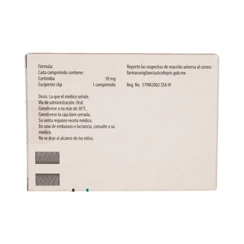 Comprar Ezetrol 10 Mg Con 20 Comprimidos