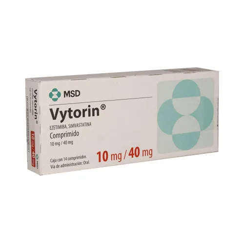 Vytorin 10/40 Mg Con 14 Comprimidos