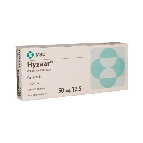 Hyzaar 50/12.5 mg Comprimidos C30 – Uso para hipertensión