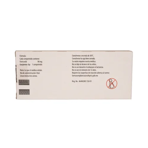 Comprar Arcoxia 90 Mg Con 28 Comprimidos