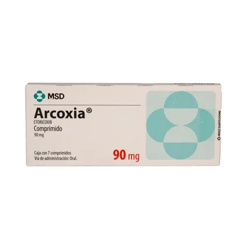 Comprar Arcoxia 90 Mg Con 7 Comprimidos