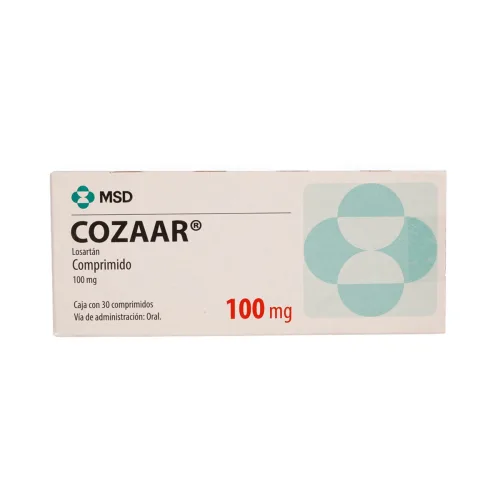 Cozaar 100 Mg Con 30 Comprimidos