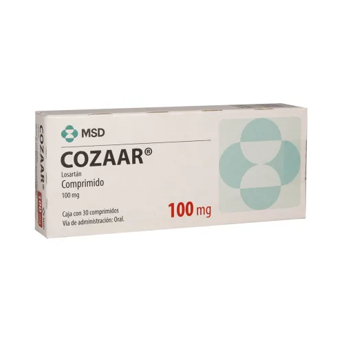 Comprar Cozaar 100 Mg Con 30 Comprimidos