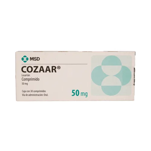 Comprar Cozaar 50 Mg Con 30 Comprimidos