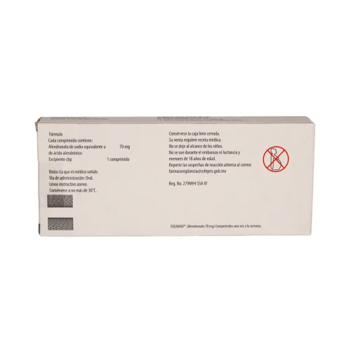 Comprar Fosamax 70 Mg Con 4 Comprimidos