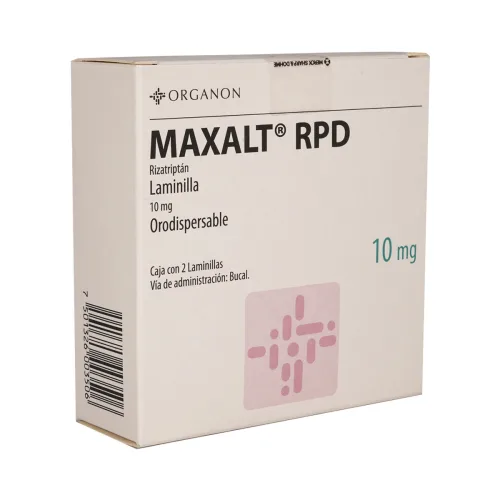 Comprar Maxalt Rpd 10 Mg Con 2 Laminillas