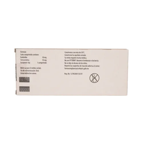Vytorin 10/10 Mg Con 28 Comprimidos