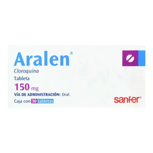 Aralen 150 Mg Con 30 Tabletas