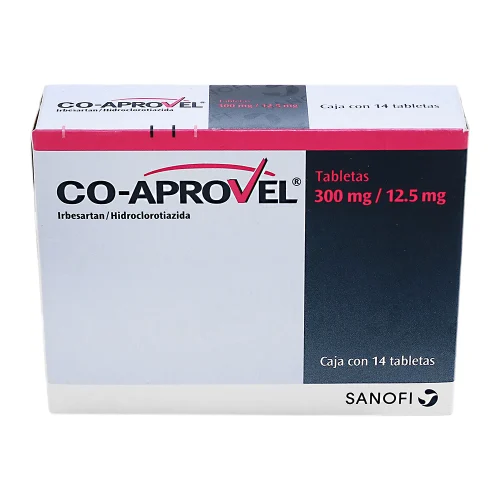 Comprar Co-Aprovel 300/12.5 Mg Con 14 Tabletas