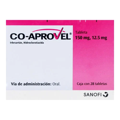 Comprar Co Aprovel 150/12.5 Mg Con 28 Tabletas