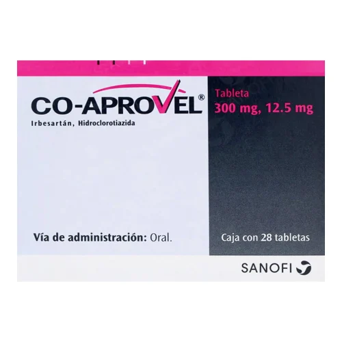 Comprar Co-Aprovel 300/12.5 Mg Con 28 Tabletas