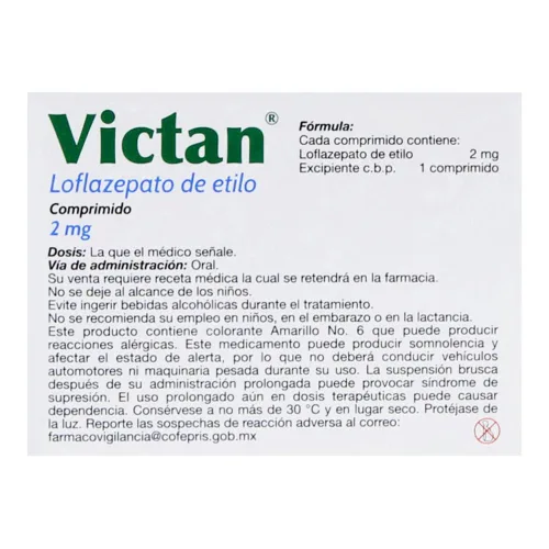 Victan 2 Mg Con 30 Comprimidos