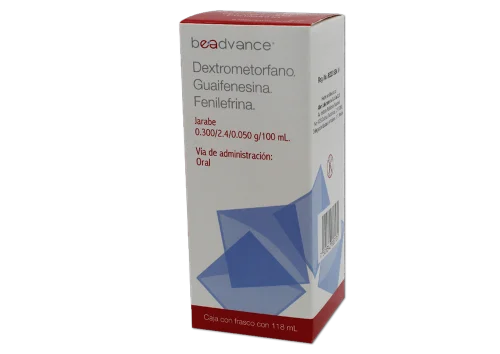 Dextrometorfano, Guaifenesina, Fenilefrina 0.300/2.4/0.050 G Con 118 Ml