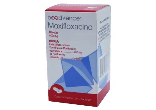 Comprar Moxifloxacino 400 Mg Con 7 Tabletas