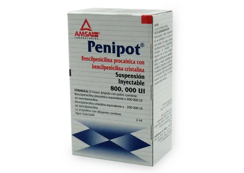Penipot Penicilina G 800000 Ui Con 1 Ampolleta