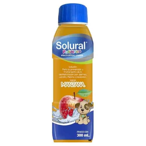 Comprar Solural Pediátrico Sabor Manzana Frasco 300Ml