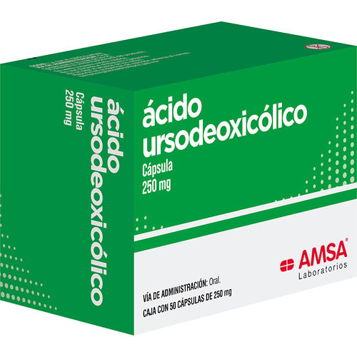 Ácido Ursodeoxicólico 250 Mg Con 50 Cápsulas