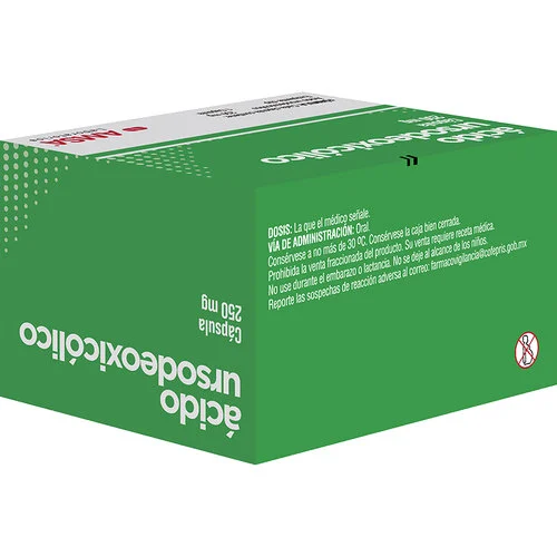 Ácido Ursodeoxicólico 250 Mg Con 50 Cápsulas