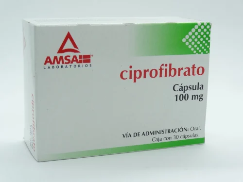 Ciprofibrato 100 Mg Con 30 Cápsulas