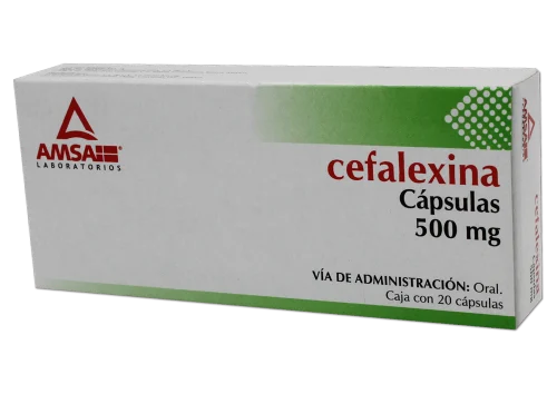 Comprar Cefalexina 500 Mg Con 20 Cápsulas